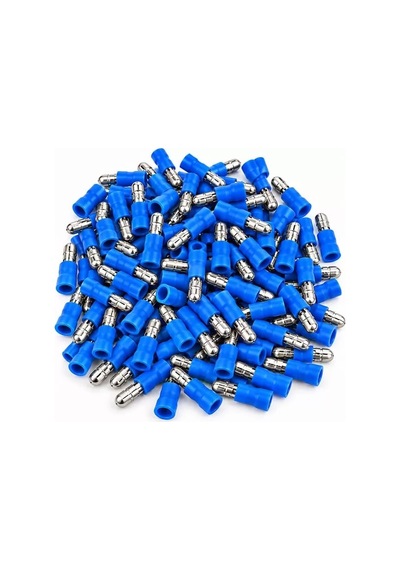 Sh Powermaster Pm-39062 1,5-2,5mm2 Kesit 21,5x4x5,5mm Soket Mavi İzoleli Kablo Pabucu 100'lü Paket Najmaddin