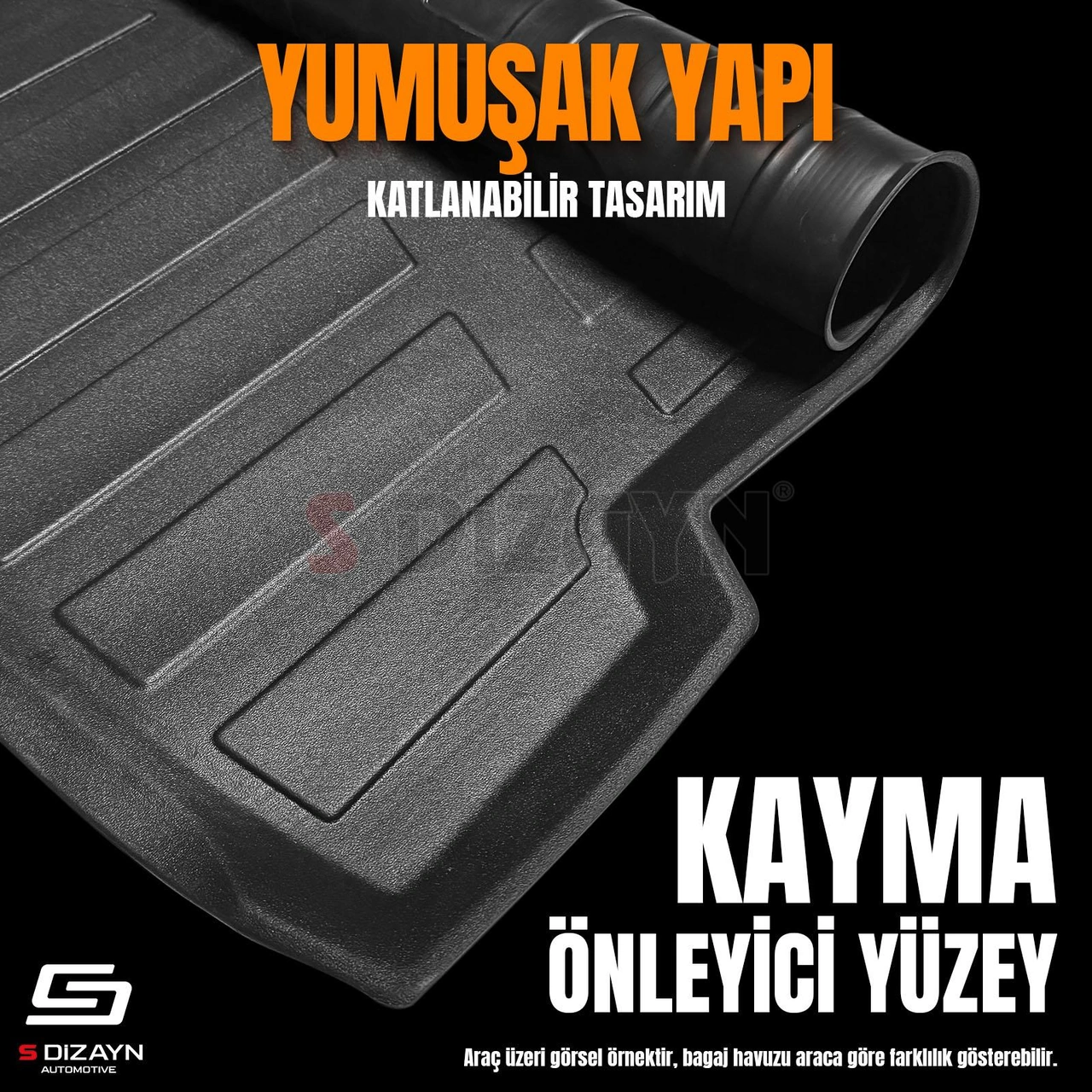 S-dizayn Nissan Juke 3d Pro Bagaj Havuzu Alt Bagaj 2020 Üzeri A+ Kalite