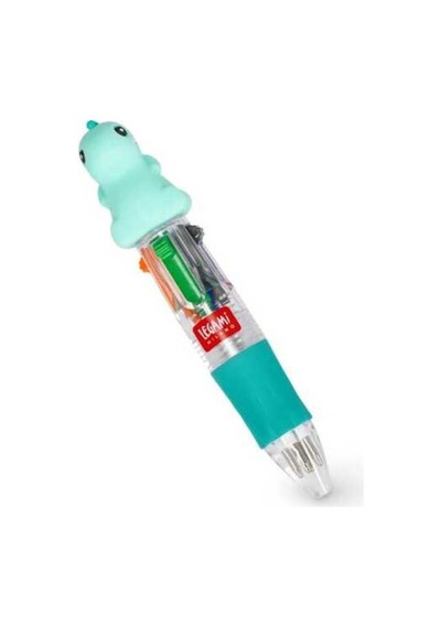 Legami Mini 4 Renkli Tükenmez Kalem Dıno K109412 Çok Renkli