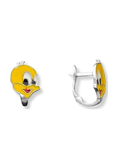 Oya Silver Mineli Tweety Gümüş Kız Çocuk Küpesi 0.7x0.9 Cm