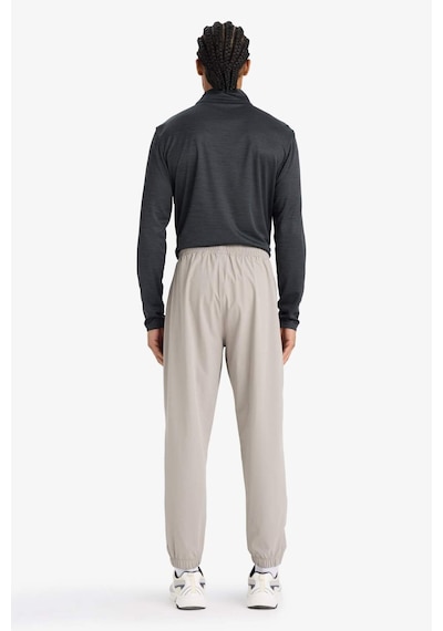 Defacto Defactofit Slim Fit Dar Kesim Fermuar Cepli Dokuma Sporcu Jogger F1288ax25augr317 Gri