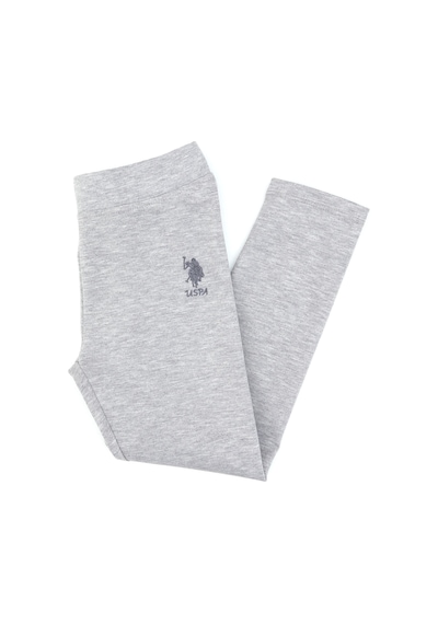 U.s. Polo Assn. Kız Çocuk Açık Gri Melanj Tayt 50316890-vr091 Acık Grı Melanj