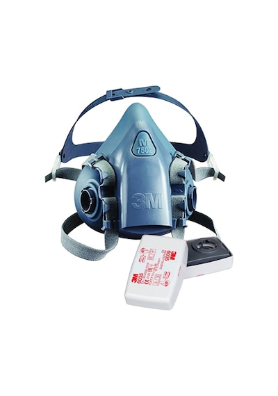 3M 7502 Yarım Yüz Maskesi Orta Boy + 3M 6035 P3 Filtre