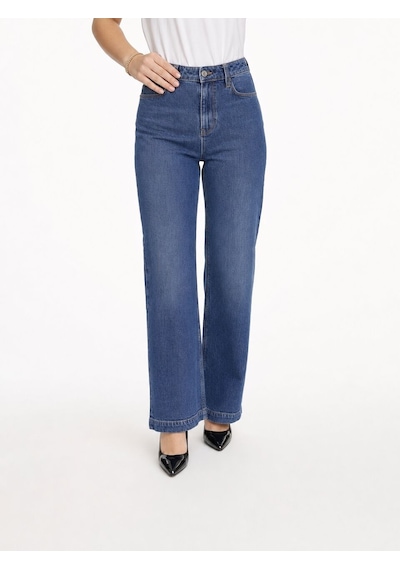LOFT Lisa Regular Fit Kadın Pantolon Denim