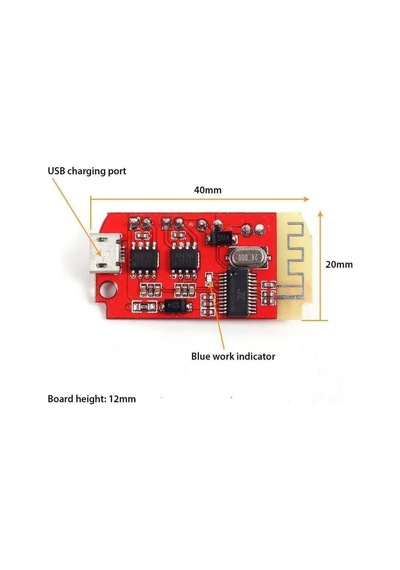 Ct14 Bluetooth Amfi Devresi 2x5w - Stereo Ses Kartı