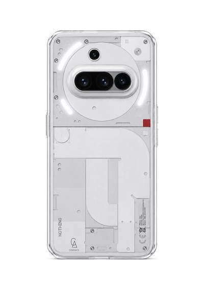 Nothing Phone 3a İle Uyumlu Kılıf Şeffaf Kamera Korumalı Esnek Silikon Telefon Kılıfı Kapak