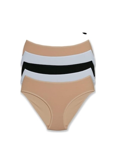 Pierre Cardin 2056 Beşli Slip Külot - Beyaz-ten-siyah mix color