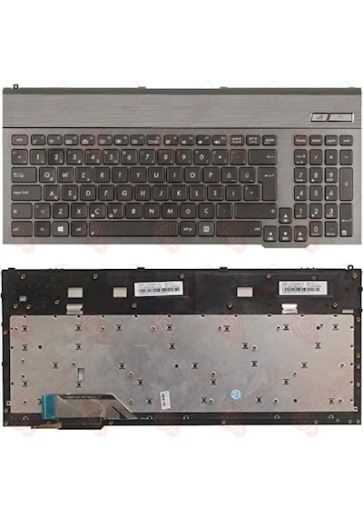 Asus Uyumlu G55VW-S1042V, G55VW-S1196H Klavye Tuş Takımı Tuş Seti Siyah Türkçe