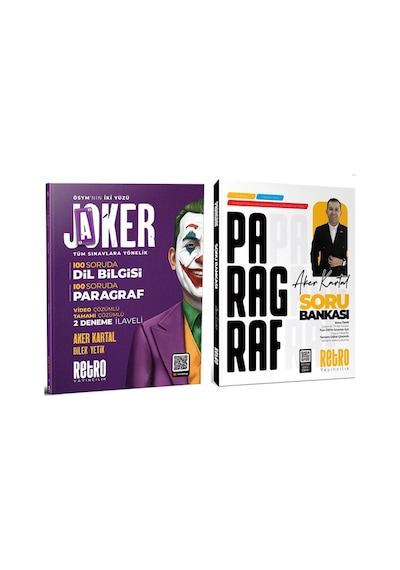 Tüm Sınavlara Yönelik Joker + Paragraf Soru Bankası Aker6666