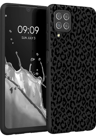 Samsung Galaxy A22 İle Uyumlu Premier Kalite Özel Üretim Baskılı Silikon Telefon Kılıfı Bc 10 Siyah