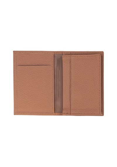 Bloominbag Bloomcard Verta Desert Tan Hakiki Deri Dikey Kartlık kahverengi