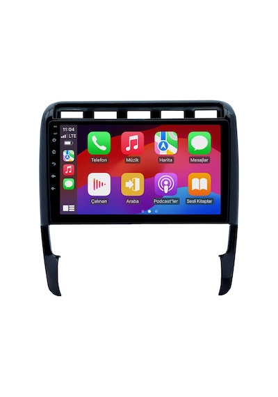 Porsche Cayenne Android Multimedya Sistemi 2006-2011 4gb Ram, 64gb Hafıza, Bluetooth, Carplay & Android Auto Kamera  9"
