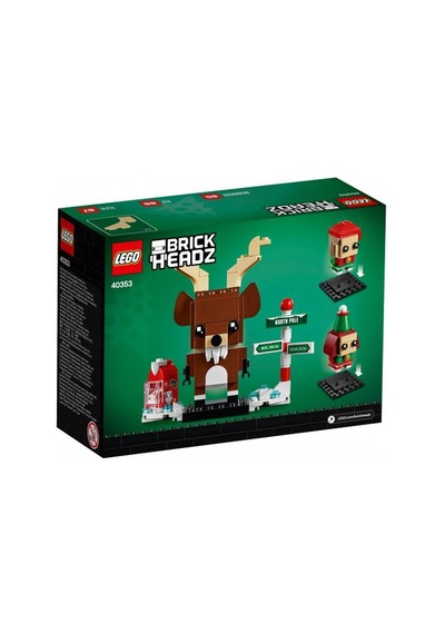 LEGO Brickheadz 40353 Reindeer Elf And Elfie
