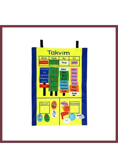 Storeşahin And-5121 Cırtlı Takvim Pano Shn0720