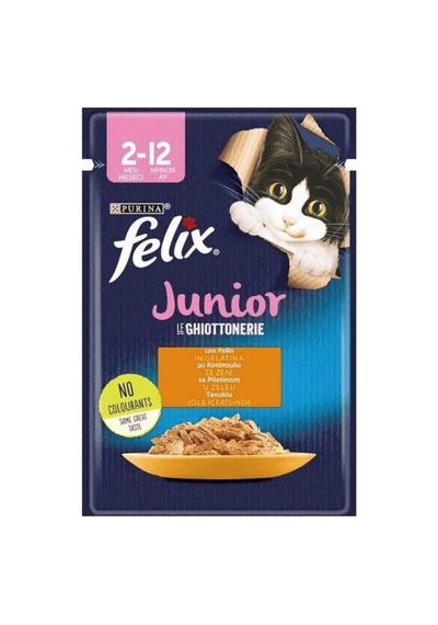 Felix Yavru Tavuk Etli Kedi Yaş Mama 26x85g
