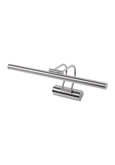 Krom Kasa Led Flüt Aplik 6w 3200k Gün Işığı 35cm Duvar Tipi Ayna/tablo/resim/banyo Üstü Dekoratif Işık Ip20 İç Mekan Kullanım Açık Gri