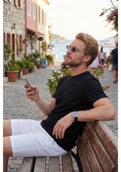 Buratti Erkek T Shirt 5904115 Siyah