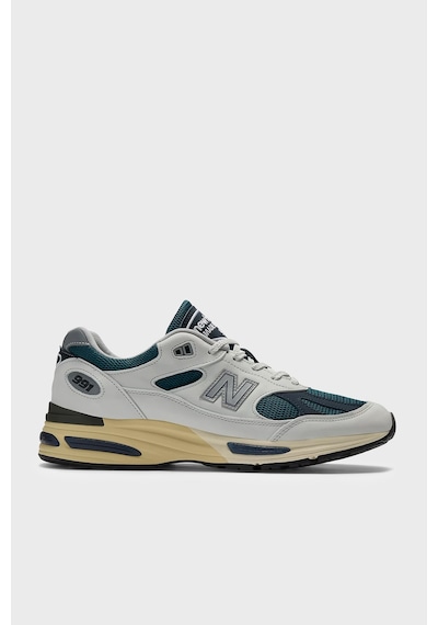 New Balance Deri Karışımlı Sneaker Ayakkabı Erkek Ayakkabı U991to2 Gri-petrol