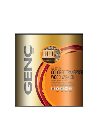 Genç Renkli Ahşap Verniği 0.75 Lt 8621 Açık Meşe
