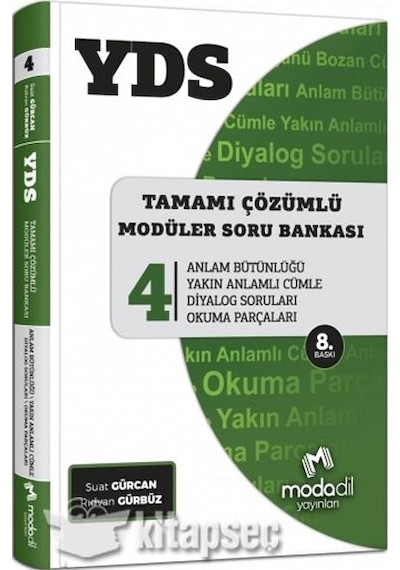 Yds Soru Bankası Seri 4 - Modadil Yayınları