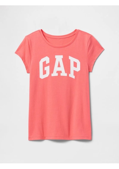 Kız Çocuk Gap Logo T-shirt Turuncu-6007 Turuncu