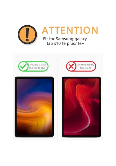 Ukscase Samsung Galaxy Tab S10 Fe Plus Sm-x620 13.1 Inch/2025 Uyumlu Buzlu Şeffaf Kılıf Arka Kapak