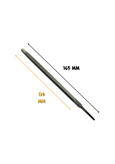 Sgs Üçgen Eğe Slim İnce Dişli 5" - 130 Mm. - 1 Adet