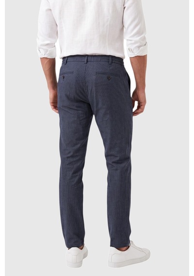 Rizzup Erkek Slim Fit Çizgili Koyu Lacivert Kumaş Pantolon İpli Esnek Bel Likralı Spor Pantolon 2700240 Rizzup Erkek Slim Fit Çizgili Koyu Lacivert Kumaş Pantolon İpli Esnek Bel Likralı Spor Pantolon 2700240