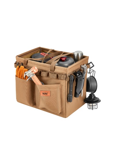 Kingcamp Yeto Bushcraft Toolkit Katlanabilir Kamp Ve Ekipman Çantası Haki