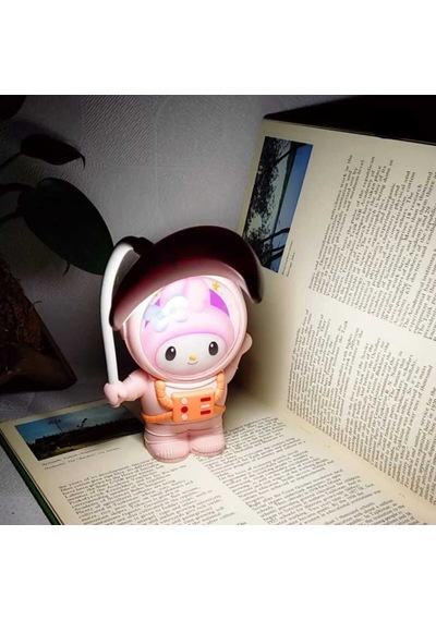Sevimli Karikatür Göz Korumalı Usb Gece Lambası Beyaz-pembe-mor Çok Renkli
