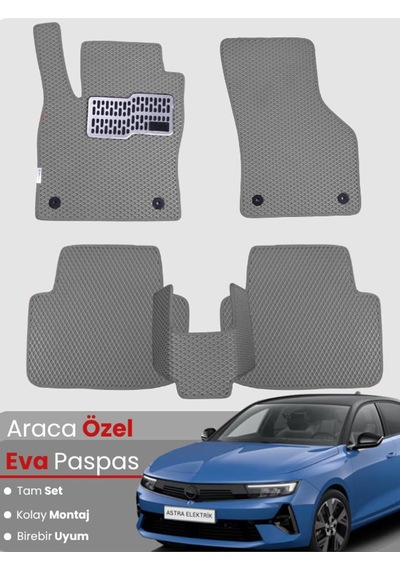 Opel Astra L Elektrikli Uyumlu Eva Paspas Tam Set, Mdlkdevapaspastpklb30