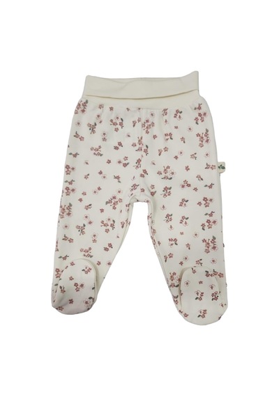 Ciccim Baby Pantolon Patikli Flower Garden Naturel-11050 Ekru