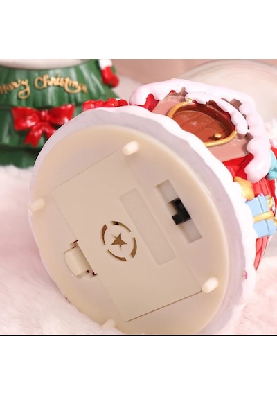 Noel Baba Kardan Adam Tasarımlı 13 Cm Büyük Boy Işıklı Müzikli Ka