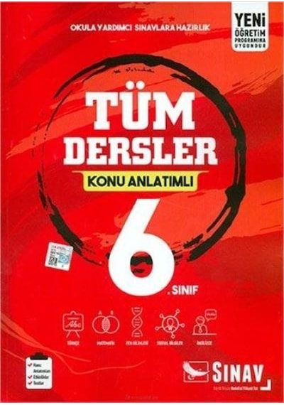 Sınav 6. Sınıf Tüm Dersler Konu Anlatımlı -  Sınav Dergisi Yayınları