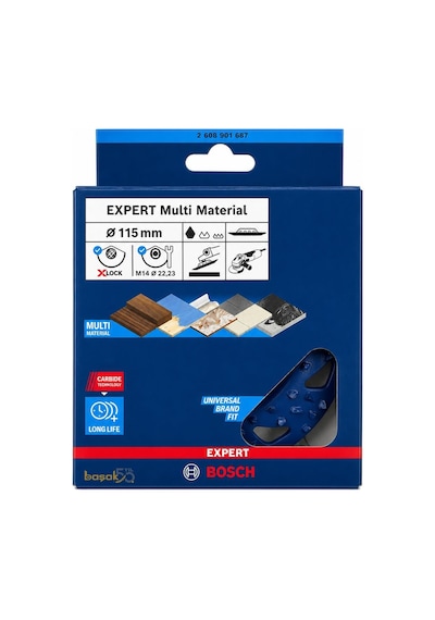 Bosch Expert 115 Mm X-lock Çok Amaçlı Karbür Taşlama Diski Kaba Konik 2608901687