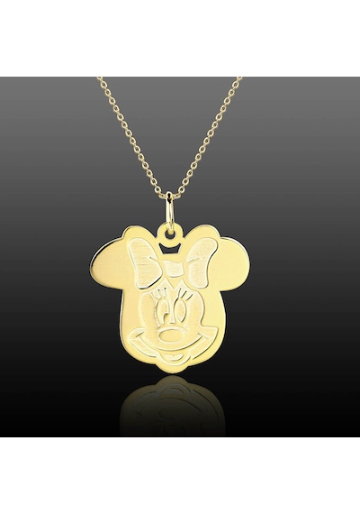 Kuyumcudukkani Mickey Mouse Kolye-35014-g Gold