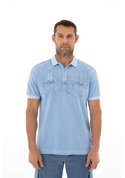 AR-MA Arma Erkek Regular Fit Parça Boyama Polo Yaka Tişört 001