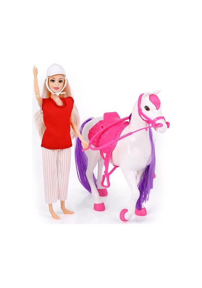 Jasmine Atlı Bebek Beyaz-pembe Glt-e301-b