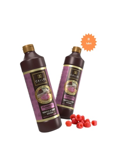 Callei Frambuazlı Waffle & Krep Sosu 8 Adet