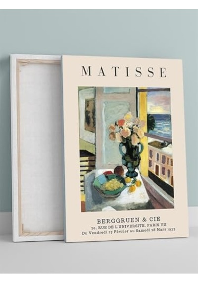Matisse Bergruen &amp Cie, Bergruen &amp Cie Sergisi, Fovizm Sanatsal Kanvas Tablo - Tuval Tablo -