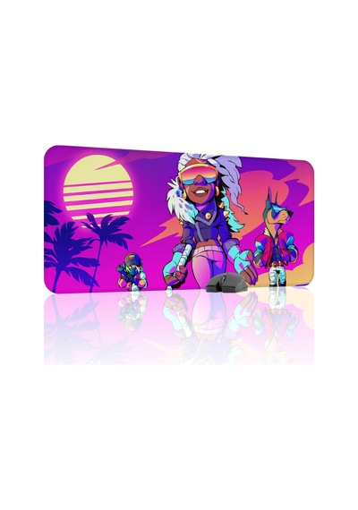 Brawlhalla Kaymaz Dikişli Kauçuk Oyuncu Mousepad V4 - 90x40 Xxl Gaming Mouse Pad Fare Altlığı