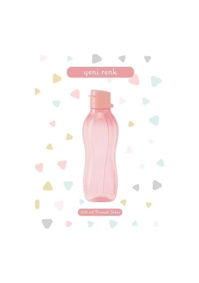 Eko Şişe - Suluk 500ml Pamuk Şeker Pembe