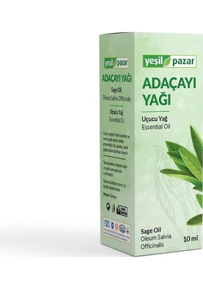 Yeşil Pazar Adaçayı Yağı 10 ML