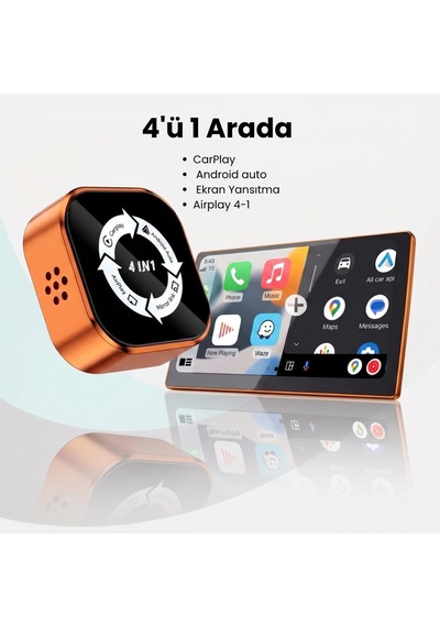 Tr 4'ü 1 Arada Carplay Araç Multimedya Sistemi Android Auto/carplay/mirror Link/airplay