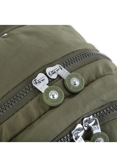 Nas Bag Kadın Sırt Çantası Zararlı Kimyasal İçermez Waterproof Koyu Yeşil