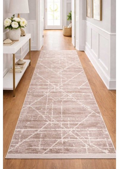 Etro Dekoratif Modern Akrilik Makine Halısı Et06 Vizon