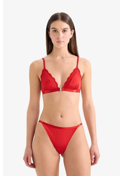 Defacto Saten Brazilian Külot Fall İn Love G1140ax25wnrd79 Kırmızı-rd79