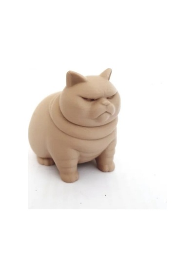 Dekoratif Kızgın Kedi Figürü