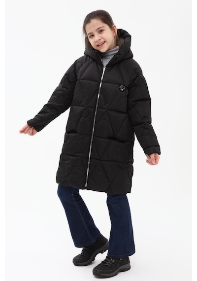 Benitto Kids Kız Çocuk Kaban 22bnt51251-Siyah