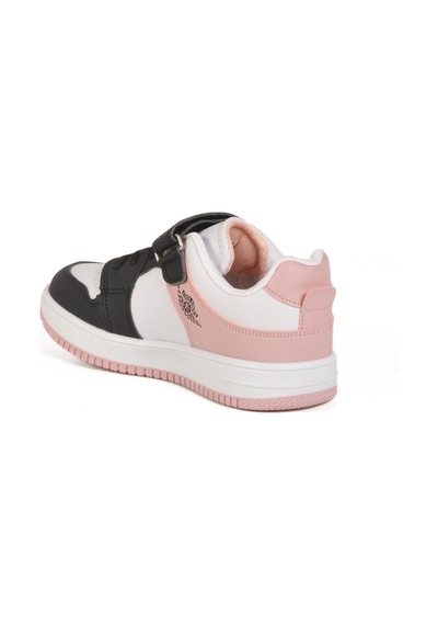 Pudra Cırtlı Kız Çocuk Sneaker Haykat Kısa F Pudra
